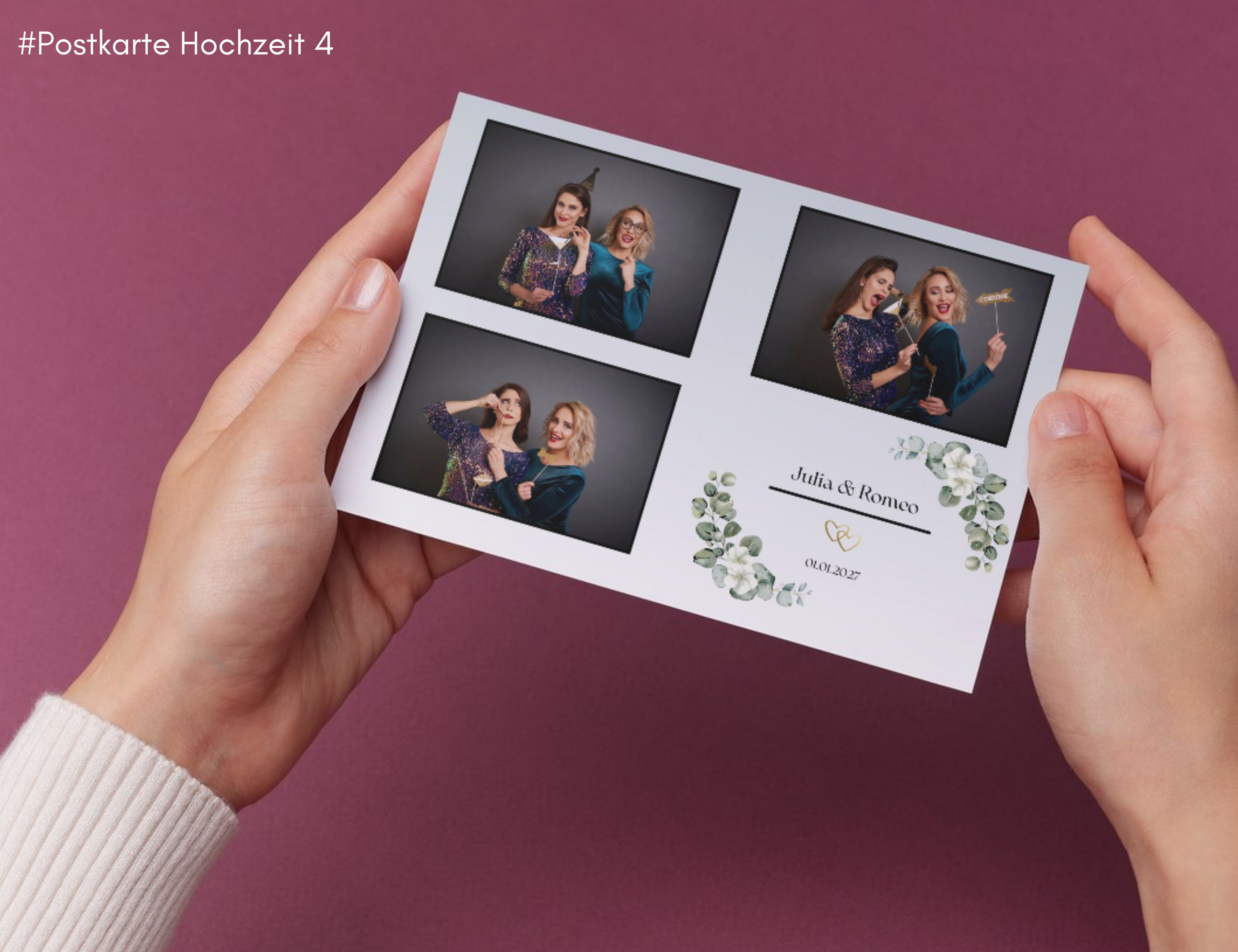 Hochzeit Postkarte 4