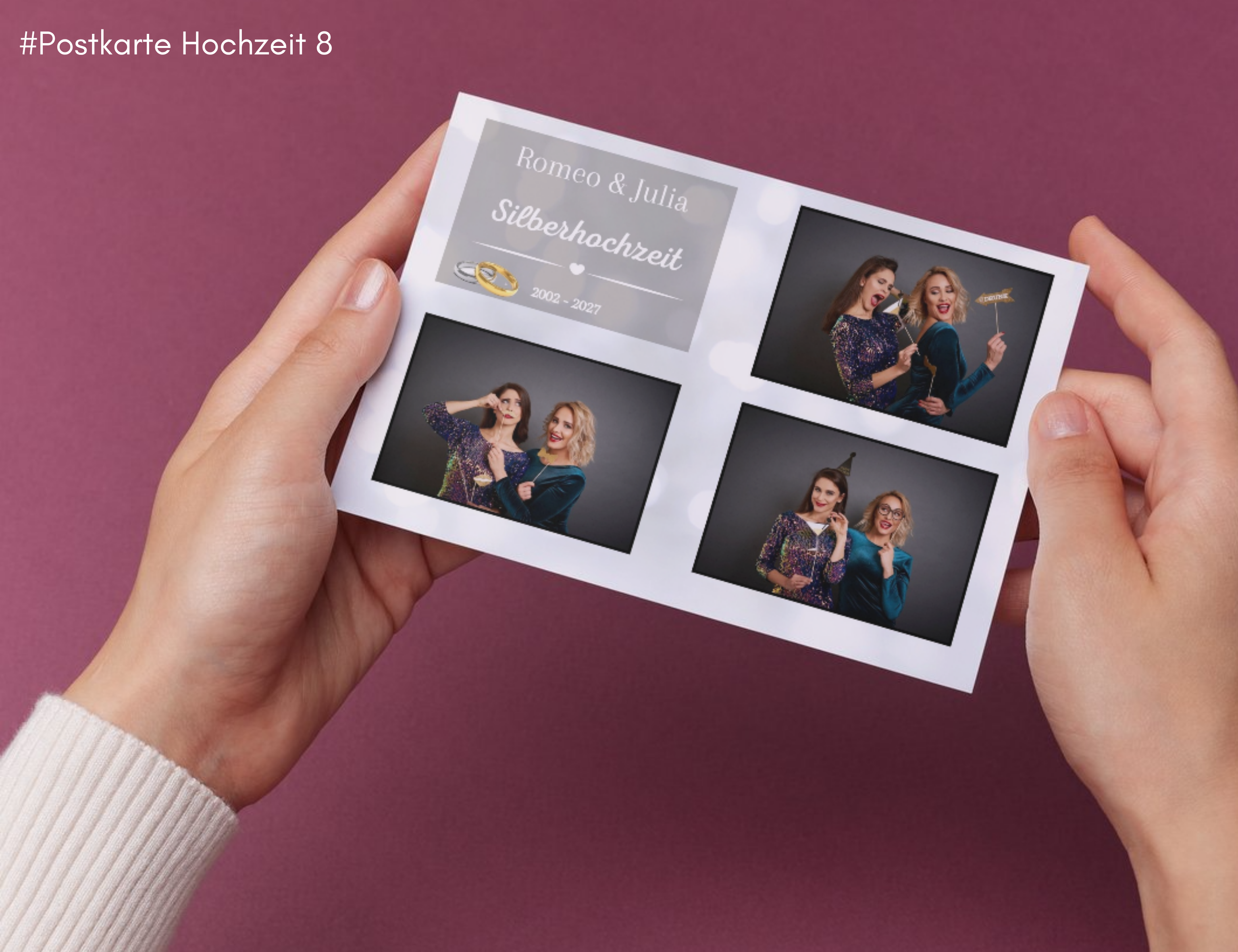 Hochzeit Postkarte 8