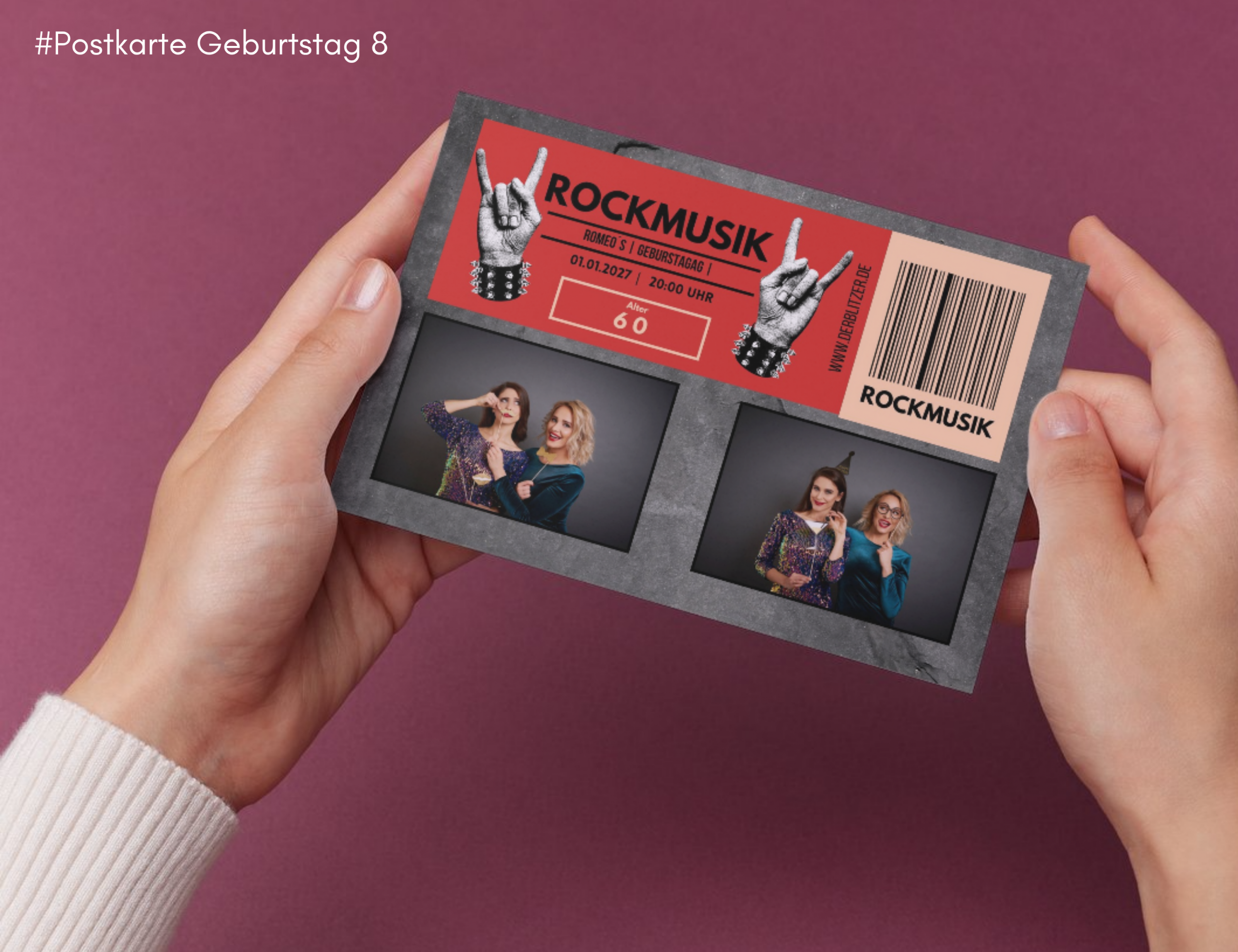 Geburtstag Postkarte 8
